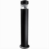 Dabmar Lighting D850-L6-30K-B Cast Alum Bollard Clear 120V E26 LED 6W 30K Black