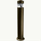Dabmar Lighting D850-L9-40K-BZ Cast Alum Bollard Clear 120V GU24 LED 9W 40K Bronze