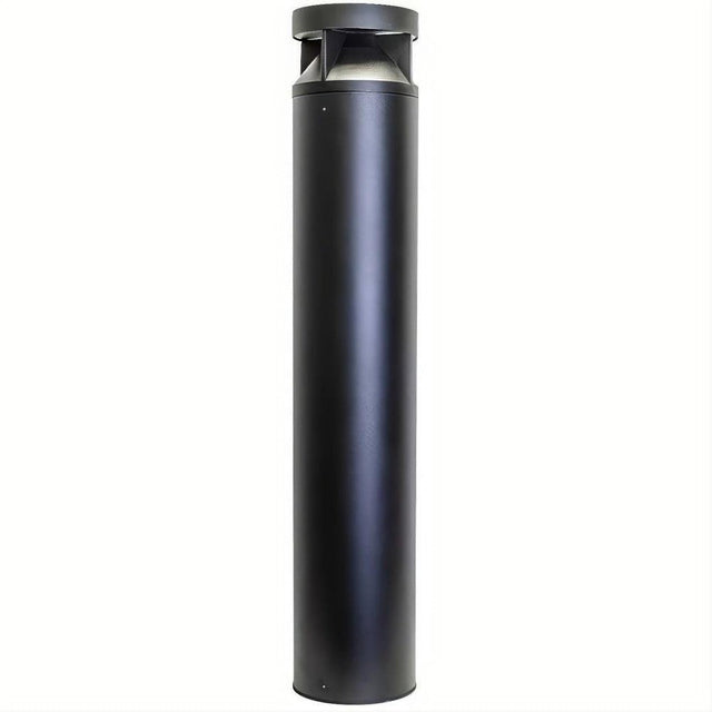 Dabmar Lighting D870-LB35-40K-B Cast Alum Bollard Flat Top 120V-277V LB 35W 40K Black