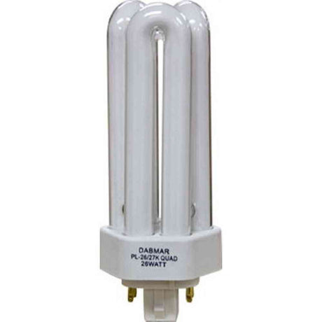 Dabmar Lighting DL-Q26-4P-/64K white light bulb