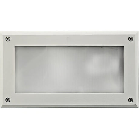 Dabmar Lighting DSL1001-W white brick/step/wall light