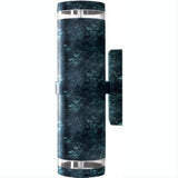Dabmar Lighting DW3560-L12-RGBW-VG Cast Alum Up and Down Wall Fixture 86V-265V E26 2X LED 6W RGBW Verde Green