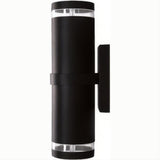 Dabmar Lighting DW3560-L24-RGBW-B Cast Alum Up and Down Wall Fixture 85V-265V E26 2X LED 12W RGBW Black