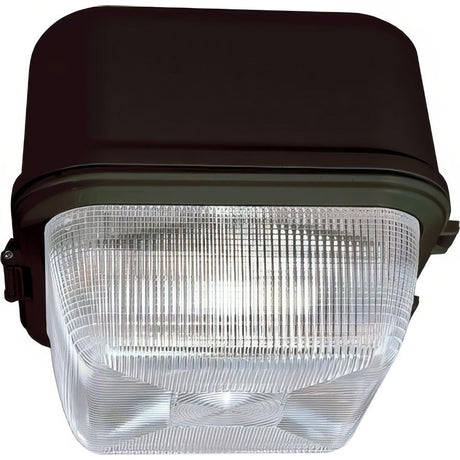 Dabmar Lighting DW8860-BZ Powder Coated Cast Aluminum Medium Square Ceiling Fixture Fake Finish - does not exist