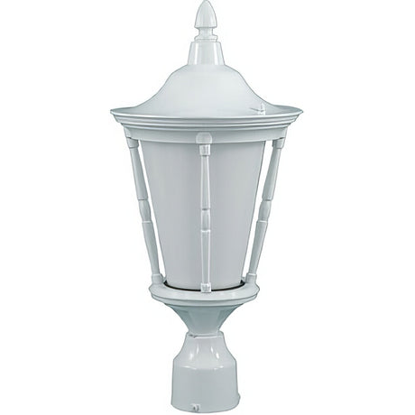 Dabmar Lighting GM112-W white post top light fixture