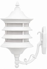 Dabmar Lighting GM185-L9-27K-W Cast Alum Wall Fixture 120V GU24 LED 9W 27K White