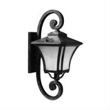 Dabmar Lighting GM211-L9-40K-B Cast Alum Wall Fixture 120V GU24 LED 9W 40K Black