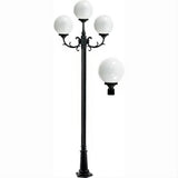 Dabmar Lighting GM2403-B Emily Post Three Light Fixture 3 X Incandescent 120 Volts Black
