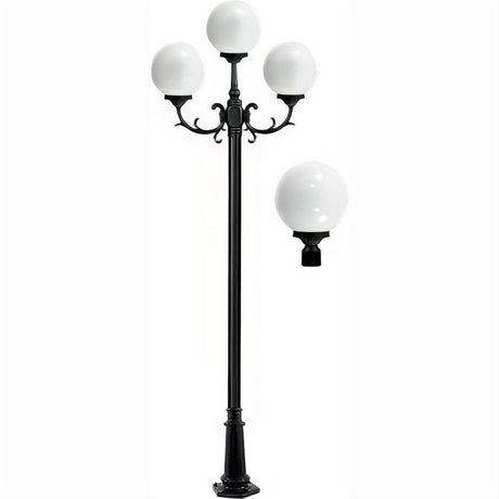 Dabmar Lighting GM2403-B Emily Post Three Light Fixture 3 X Incandescent 120 Volts Black