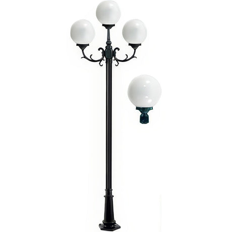 Dabmar Lighting GM2403-VG verde green post light fixture
