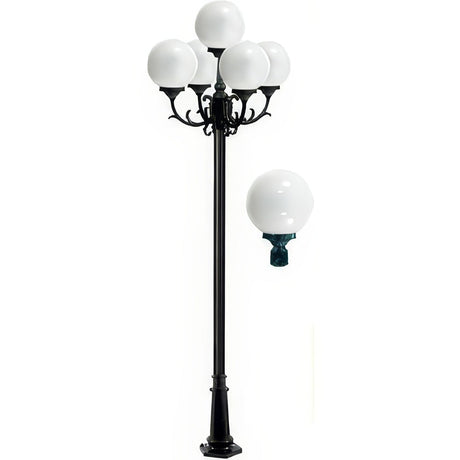 Dabmar Lighting GM2405-VG verde green post light fixture