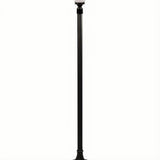 Dabmar Lighting GM2851-B Cast Alum 1 Post Top Fixture Pole + Base 120V E26 No Lamp Black