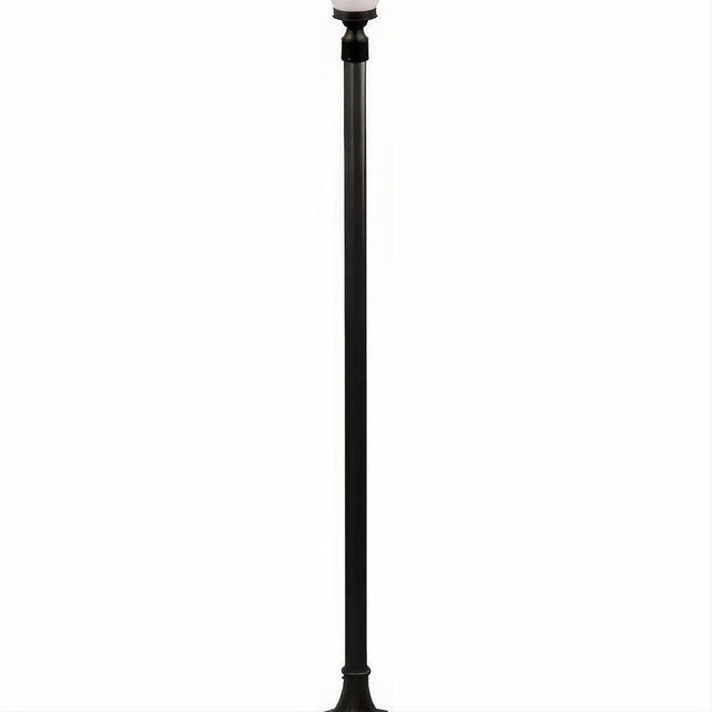 Dabmar Lighting GM2851-L9-40K-B Cast Alum 1 Post Top Fixture Pole + Base 120V GU24 LED 9W 40K Black