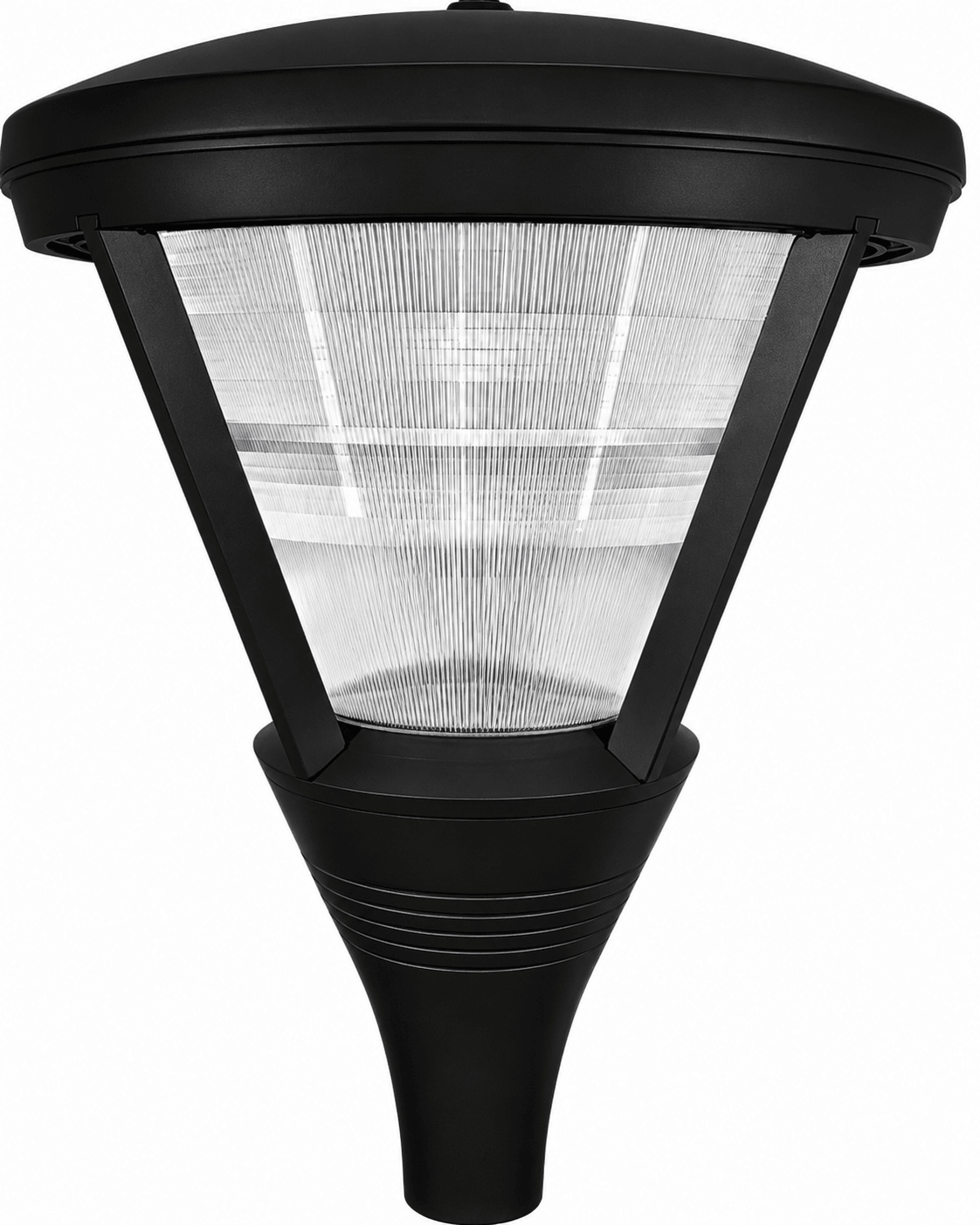 Dabmar Lighting GM580-L120-41K-B Cast Alum Post Top Fixture 120V-277V E39 LED 120W 41K Black