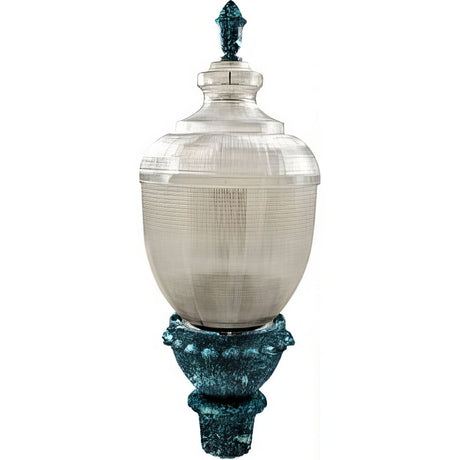 Dabmar Lighting GM680-VG verde green acorn post top fixture