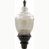 Dabmar Lighting GM680-L120-41K-B Cast Alum Post Top Fixture 120V-277V E39 LED 120W 41K Black