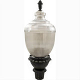Dabmar Lighting GM680-L63-40K-B Cast Alum Post Top Fixture 120V-277V E39 LED 63W 40K Black