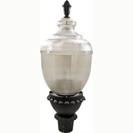 Dabmar Lighting GM680-L80-30K-B Cast Alum Post Top Fixture 120V-277V E39 LED 80W 30K Black