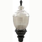 Dabmar Lighting GM680-L80-40K-B Cast Alum Post Top Fixture 120V-277V E39 LED 80W 40K Black