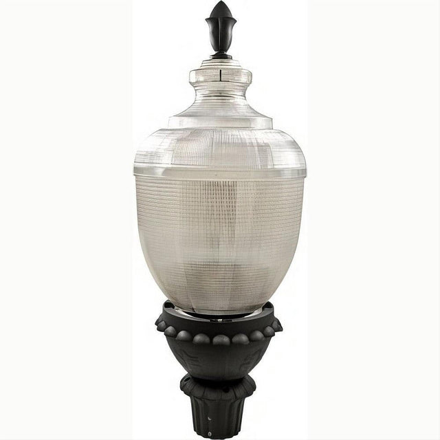 Dabmar Lighting GM680-L80-40K-B Cast Alum Post Top Fixture 120V-277V E39 LED 80W 40K Black