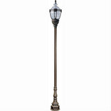 Dabmar Lighting GM8931-BZ Cast Aluminum Clear Top Decorative Base Acorn Fixture 100 Watt High Pressure Sodium 120 Volts Bonze