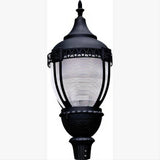 Dabmar Lighting GM910-L54-40K-B Cast Alum Post Top Fixture 120V-277V E39 LED 54W 40K Black