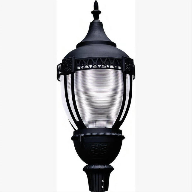 Dabmar Lighting GM910-L54-40K-B Cast Alum Post Top Fixture 120V-277V E39 LED 54W 40K Black