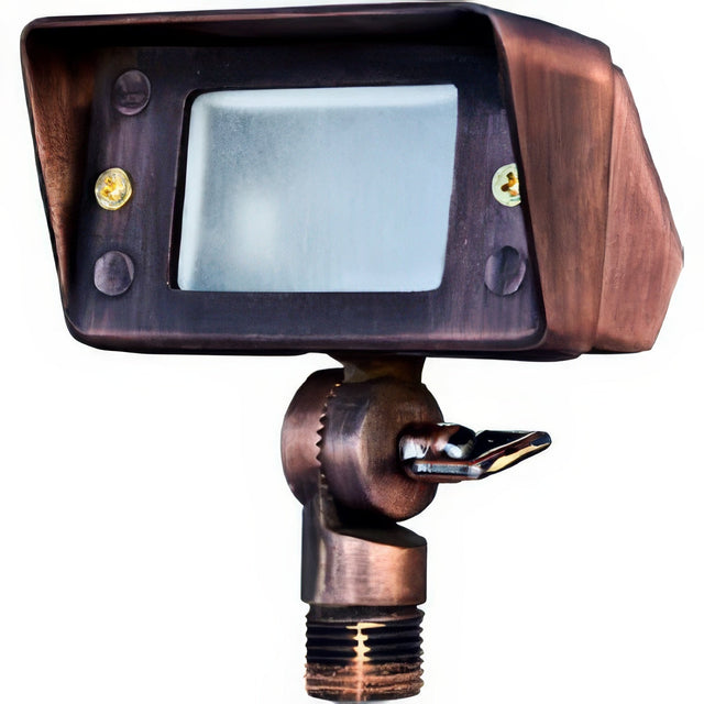 Dabmar Lighting LV116-ABZ Solid Brass Directional Area Flood Light Antique Bronze