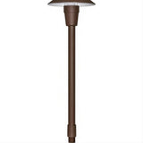 Dabmar Lighting LV12-L3-AMB-BZ Cast Alum Small Top Path Light 12V G4 LED 3W Amber Bronze