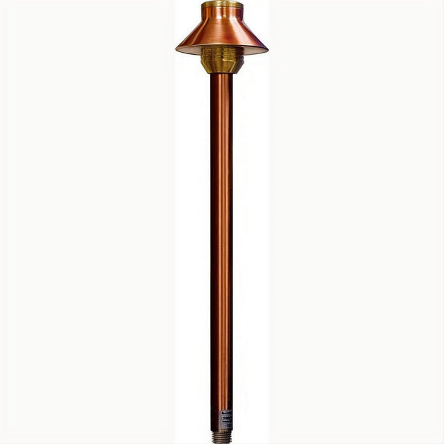 Dabmar Lighting LV40-L3-64K-CP Copper Small Top Path Light 12V G4 LED 3W 64K