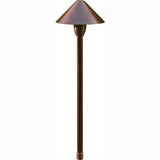 Dabmar Lighting LV41-L3-64K-ABZ Brass Cone Path Light 12V G4 LED 3W 64K Antique Bronze