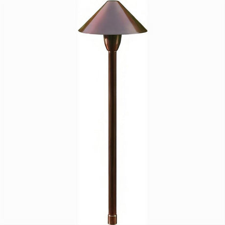 Dabmar Lighting LV41-L3-64K-ABZ Brass Cone Path Light 12V G4 LED 3W 64K Antique Bronze