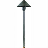 Dabmar Lighting LV41-L3-AMB-AG Brass Cone Path Light 12V G4 LED 3W RGBW Acid Green