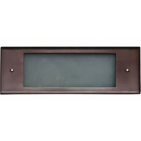 Dabmar Lighting LV614-ABZ antique bronze brick/step/wall light