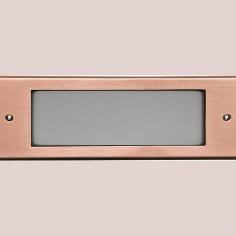 Dabmar Lighting LV614-L6-30K-CP Brass Open Face Step Light 12V Bayonet LED 2X 3W 30K Copper
