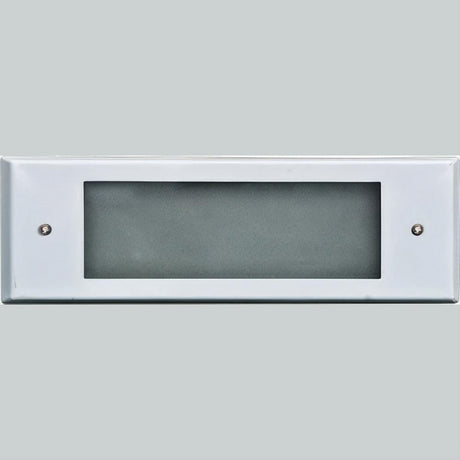 Dabmar Lighting LV614-L6-30K-W Brass Open Face Step Light 12V Bayonet LED 2X 3W 30K White