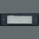 Dabmar Lighting LV614-L6-64K-B Brass Open Face Step Light 12V Bayonet LED 2X 3W 64K Black