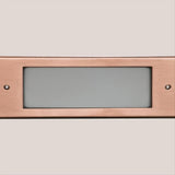 Dabmar Lighting LV614-L6-64K-CP Brass Open Face Step Light 12V Bayonet LED 2X 3W 64K Copper