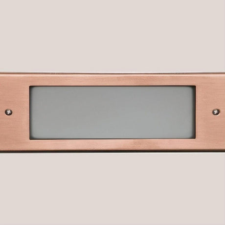 Dabmar Lighting LV614-L6-64K-CP Brass Open Face Step Light 12V Bayonet LED 2X 3W 64K Copper