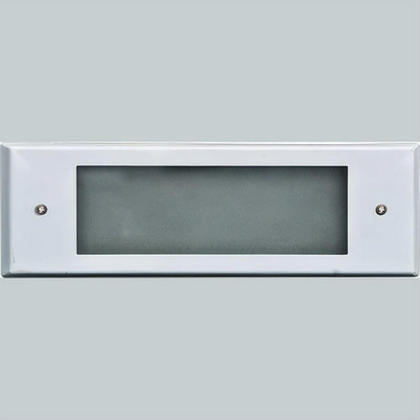 Dabmar Lighting LV614-L6-64K-W Brass Open Face Step Light 12V Bayonet LED 2X 3W 64K White