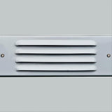 Dabmar Lighting LV615-L5-64K-W Brass Louvred Step Light 12V G4 LED 2X 3W 64K White
