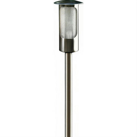 Dabmar Lighting LV63-L3-30K-SS Brass Flat Top Mini Path Light 12V G4 LED 3W 30K Stainless Steel 304