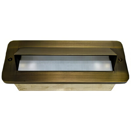 Dabmar Lighting LV631-WBS weathered brass brick/step/wall light