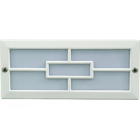 Dabmar Lighting LV636-W white brick/step/wall light