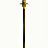 Dabmar Lighting LV74-L3-64K-ABS Brass Small Top Path Light 12V G4 LED 3W 64K Antique Brass