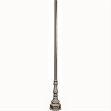 Dabmar Lighting PT-10-BS01-BZ Cast Alum 10' Fluted Pole + Decorative Base Bronze