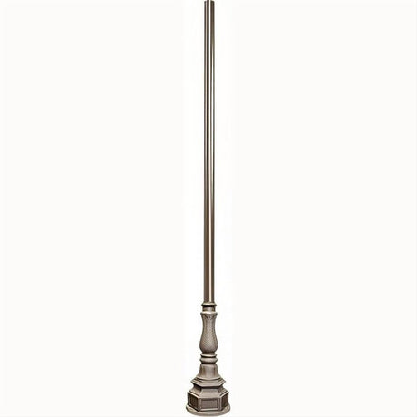 Dabmar Lighting PT-10-BS01-BZ Cast Alum 10' Fluted Pole + Decorative Base Bronze