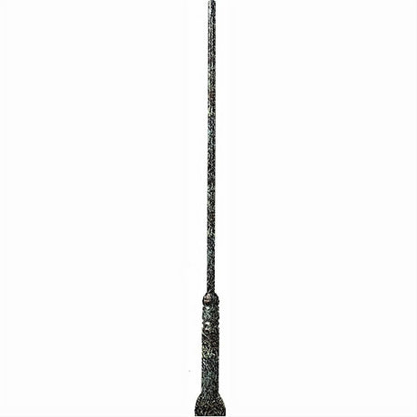 Dabmar Lighting PT-13BASE-VG-FL-FL 13' Fluted Galvanized Steel Post 3" O.D. Verde Green