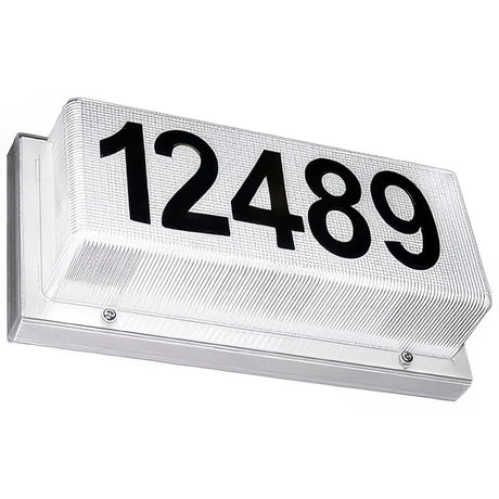 Dabmar Lighting W2010 Illuminated Address Box White