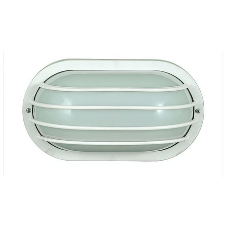Dabmar Lighting W8410-W Polycarbonate Surface Mounted Wall Fixture White